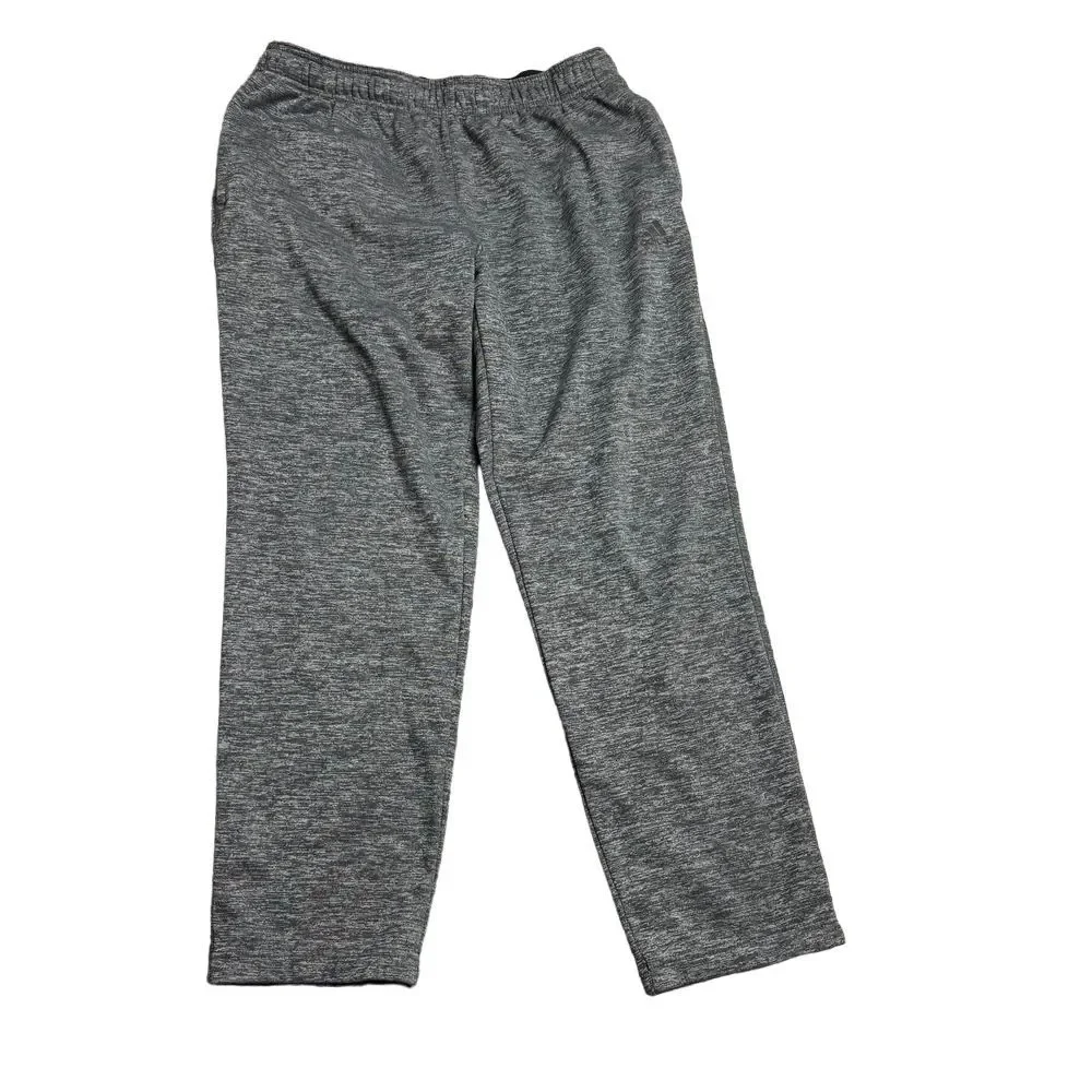 Adidas Men's Size Large Gray 3 Stripe Climawarm Athletic Sweatpants